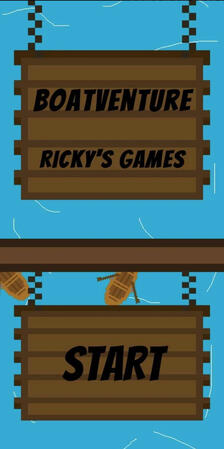 French localization of BoatVenture, a retro adventure mobile game